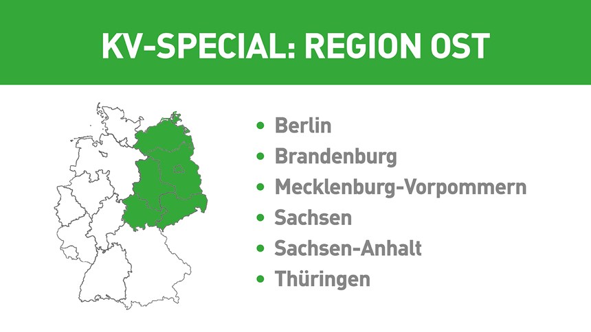 KV-Special Region Ost: Arzneimittelvereinbarungen und Richtgrößen