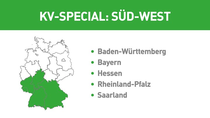 KV-Special Region Süd-West: Arzneimittelvereinbarungen und Richtgrößen