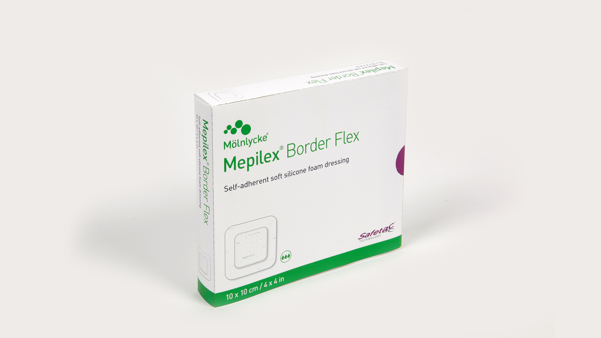 Mepilex Border Flex All-in-one-Schaumverband mit hochgradiger ...